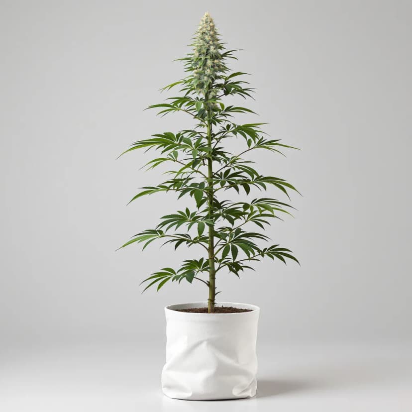 Lemon feminized cannabis plant