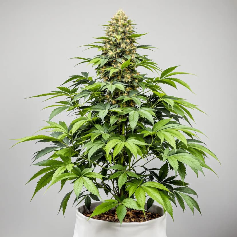 Reclining Buddha feminized cannabis plant