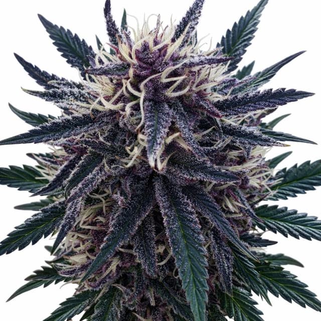 Platinum Purple Kush cannabis seeds packaging, Royal King Seeds USA