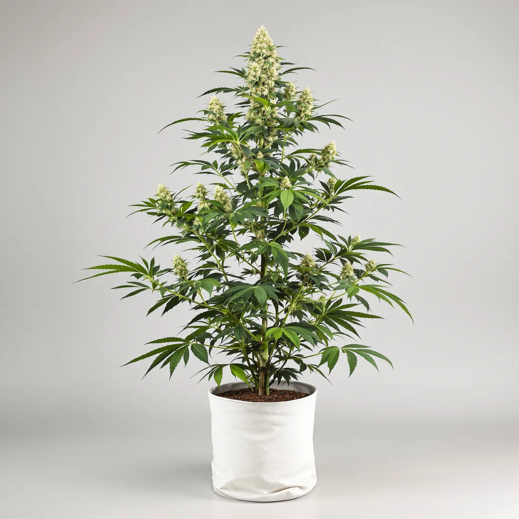 24k Gold 43% indica / 57% sativa flower with visible trichomes