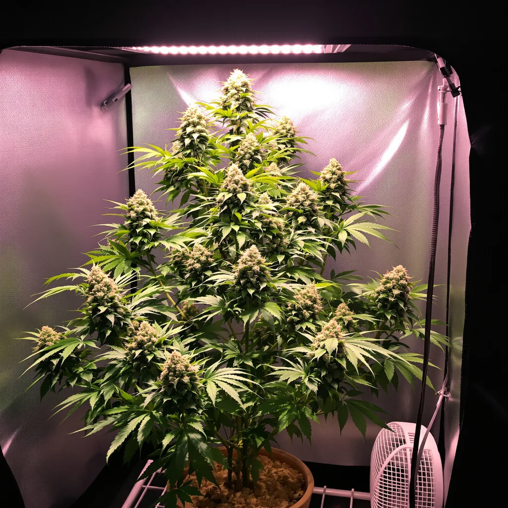 24k Gold cannabis plant in flowering stage — 120-180 cm feminized