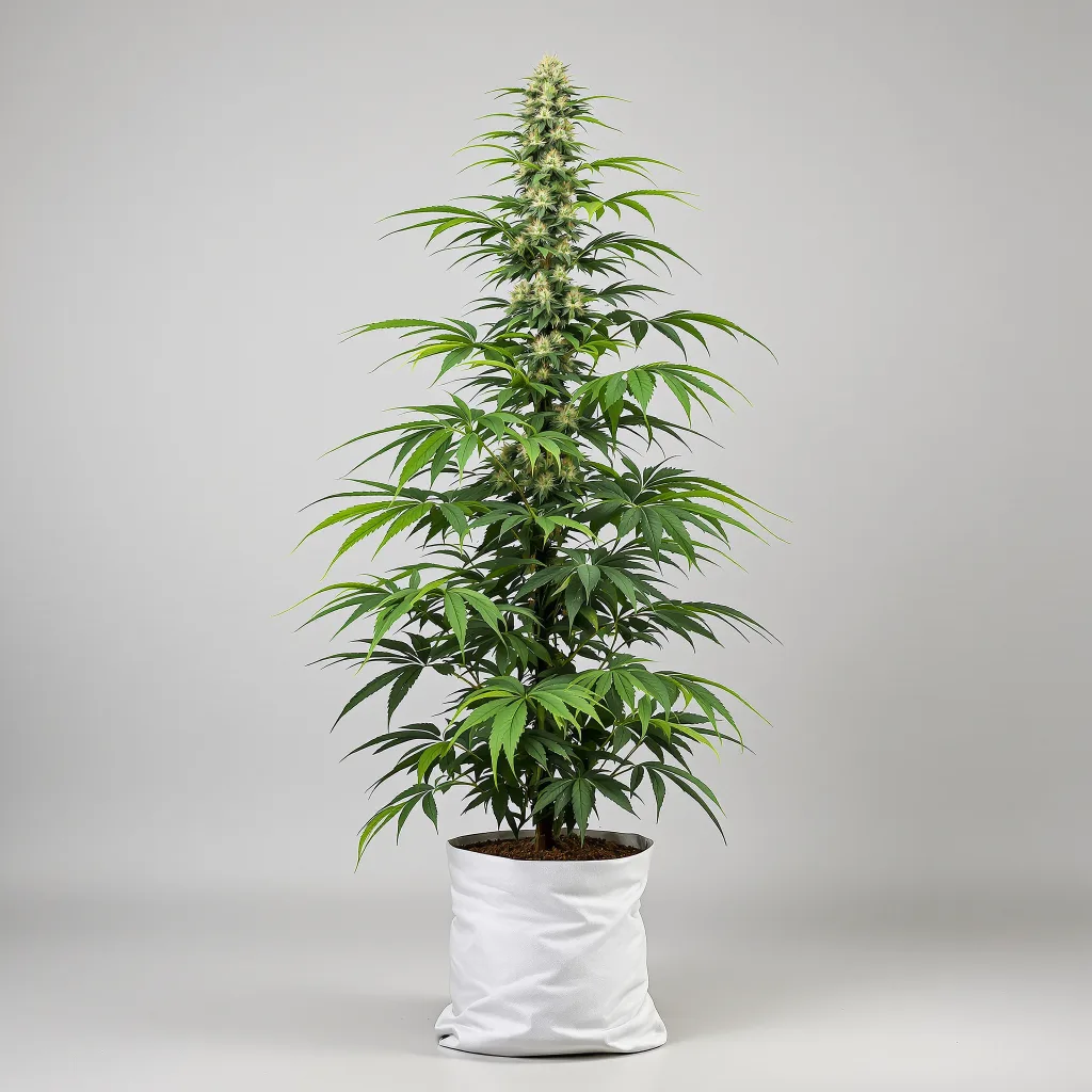5 Alive 18% indica / 82% sativa flower with visible trichomes