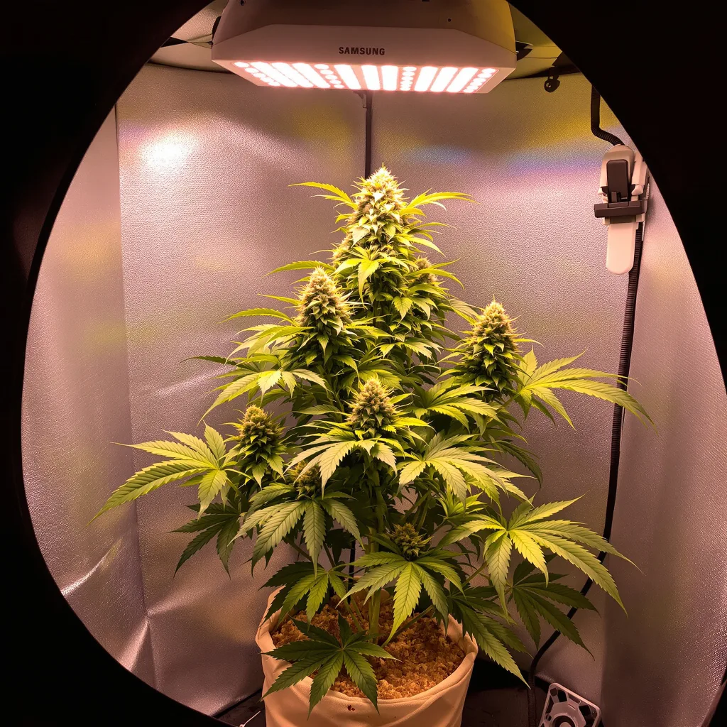 5th Element cannabis plant in flowering stage, 60-100 cm autoflower