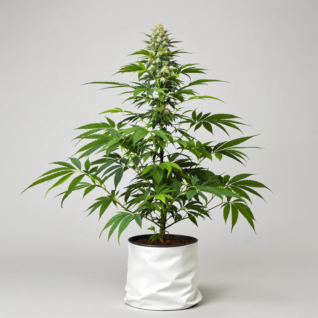 A-Train 79% indica / 21% sativa flower with visible trichomes