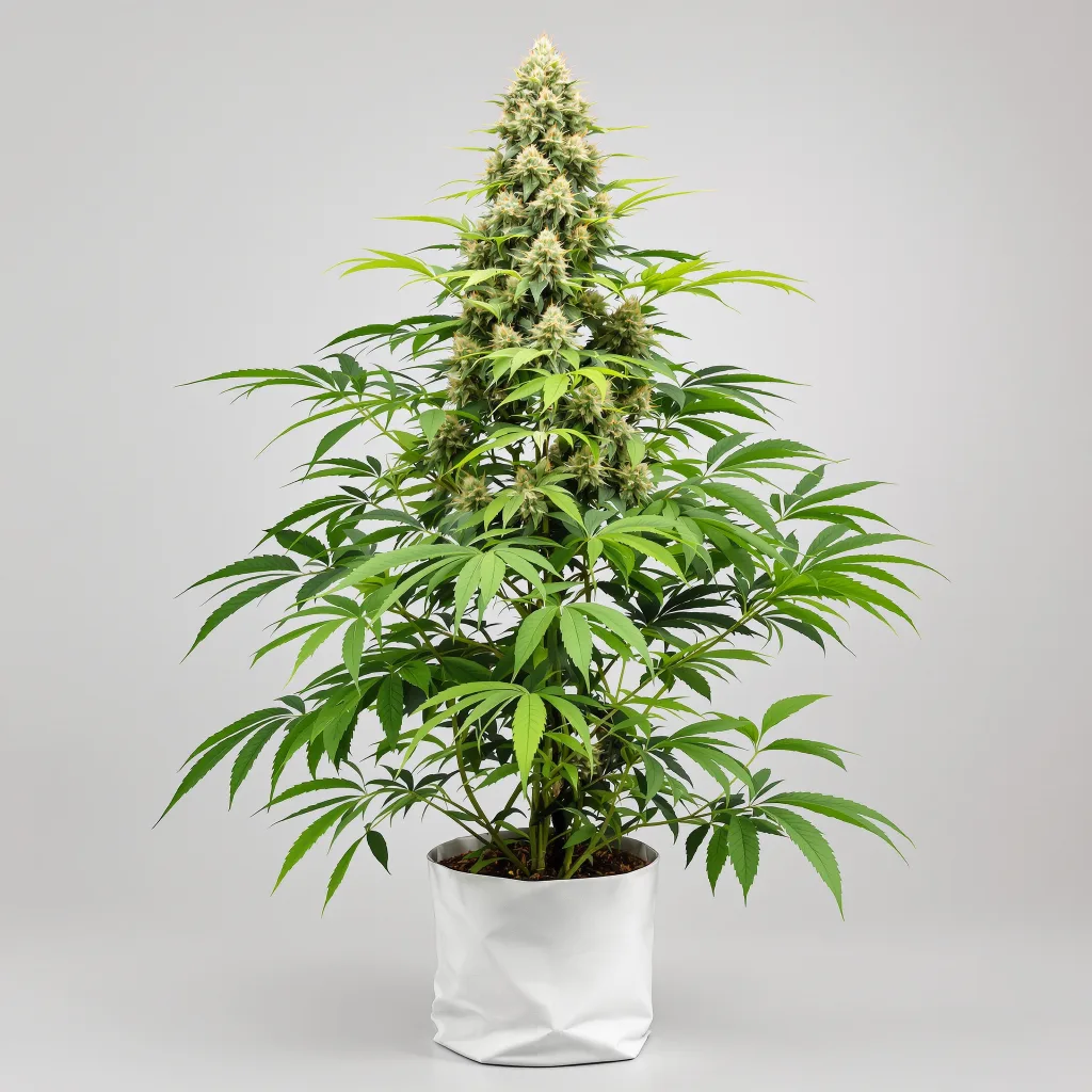 Aberdeen 40% indica / 60% sativa flower with visible trichomes