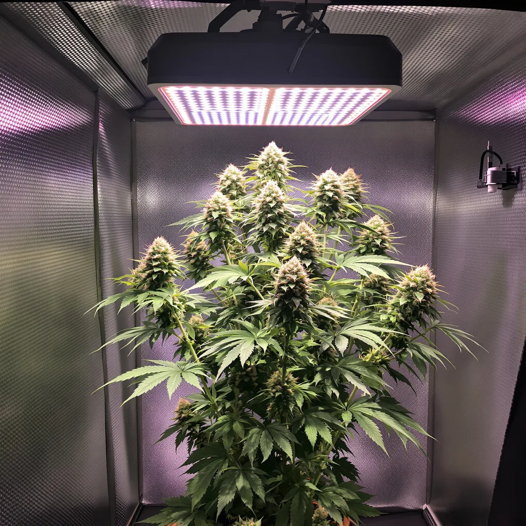 Adios cannabis plant in flowering stage — 120-180 cm feminized