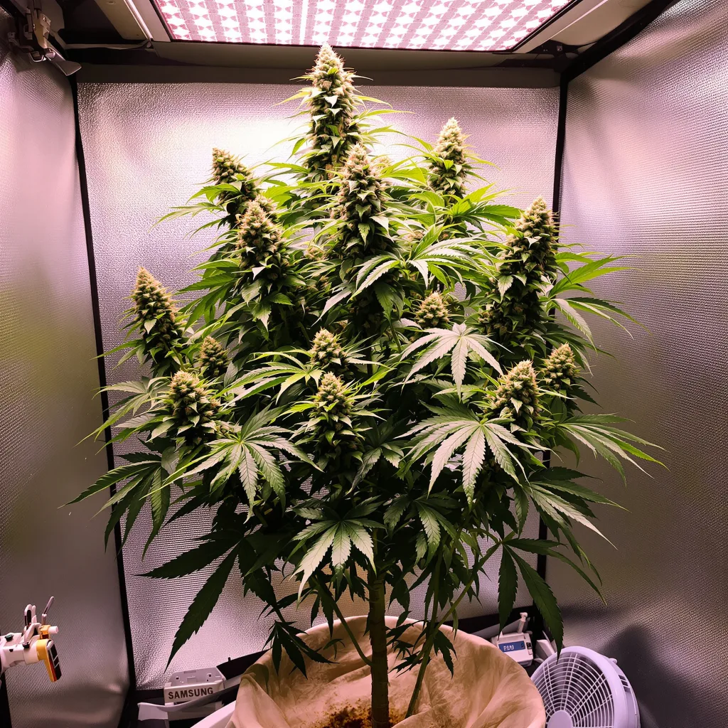 Afwreck cannabis plant in flowering stage — 120-180 cm feminized