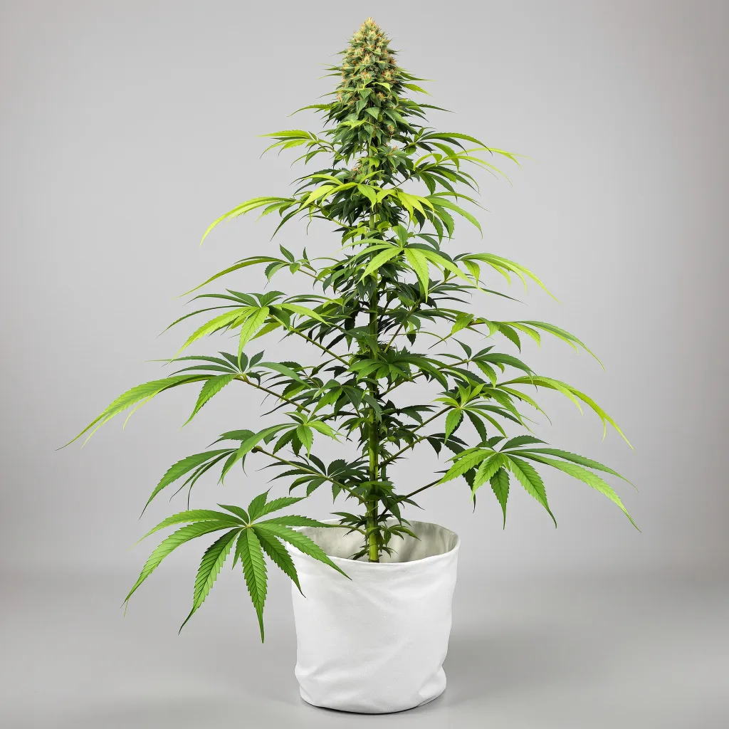 Alien Reunion cannabis bud close-up showing balanced bud structure with frosted trichomes