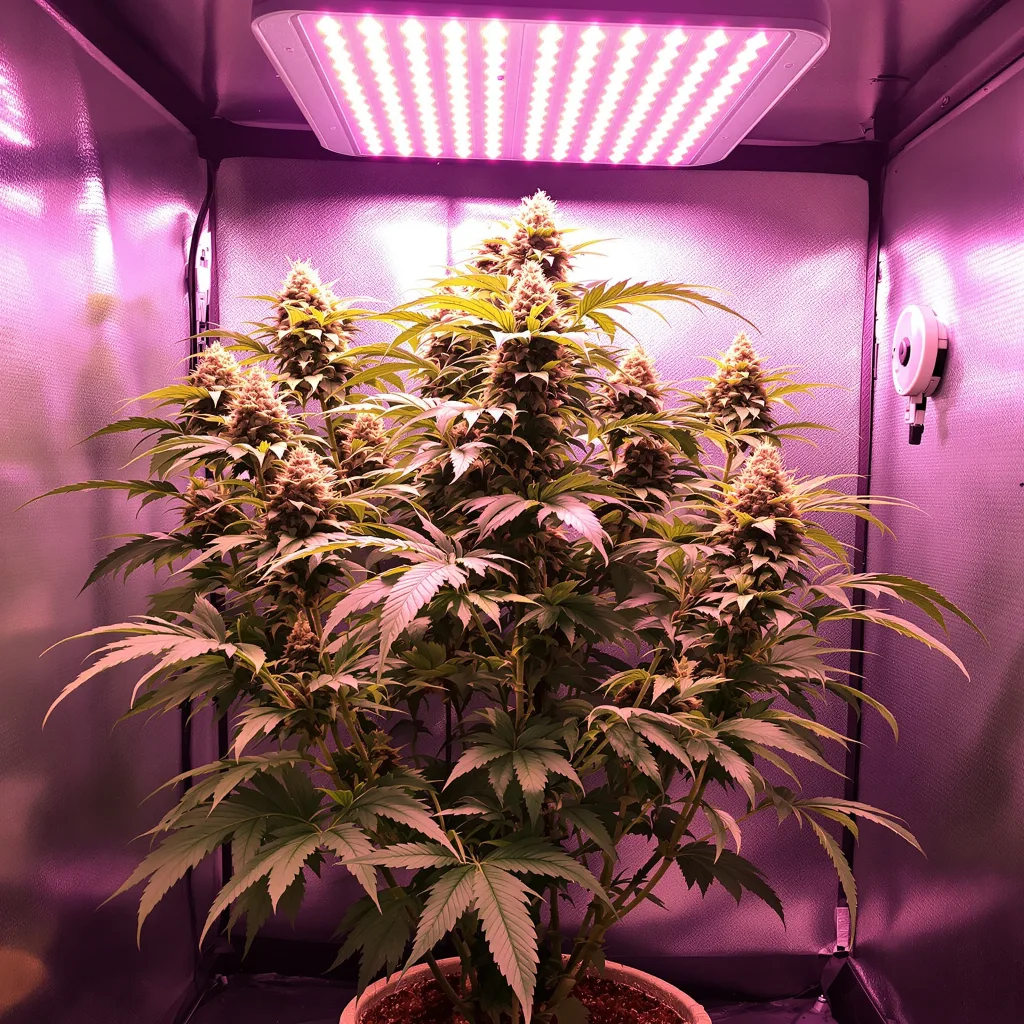 Alien Rock Candy cannabis plant in flowering stage, 60-100 cm autoflower