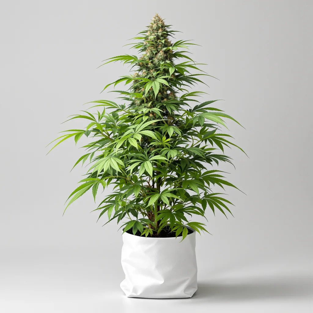 Alpine Star 65% indica / 35% sativa flower with visible trichomes