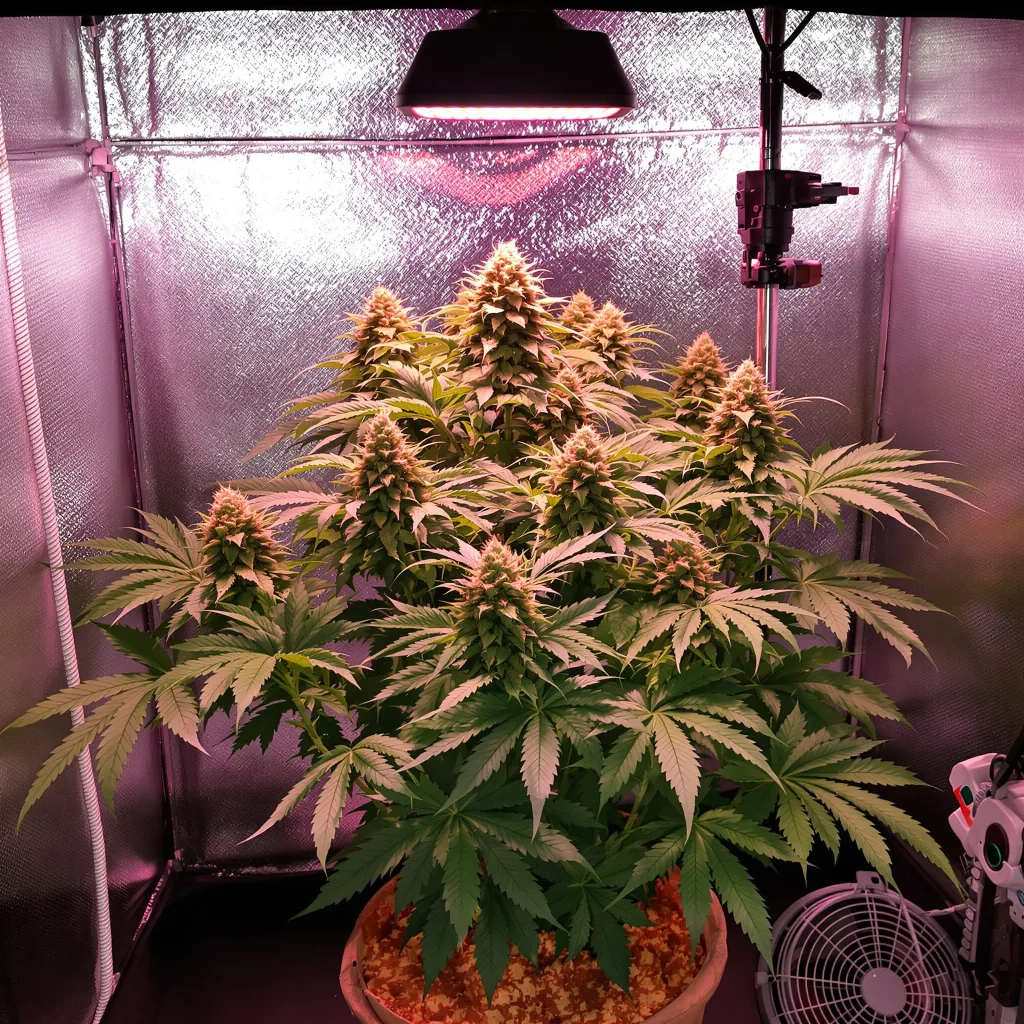 Alpine Star cannabis plant in flowering stage, 90-130 cm feminized