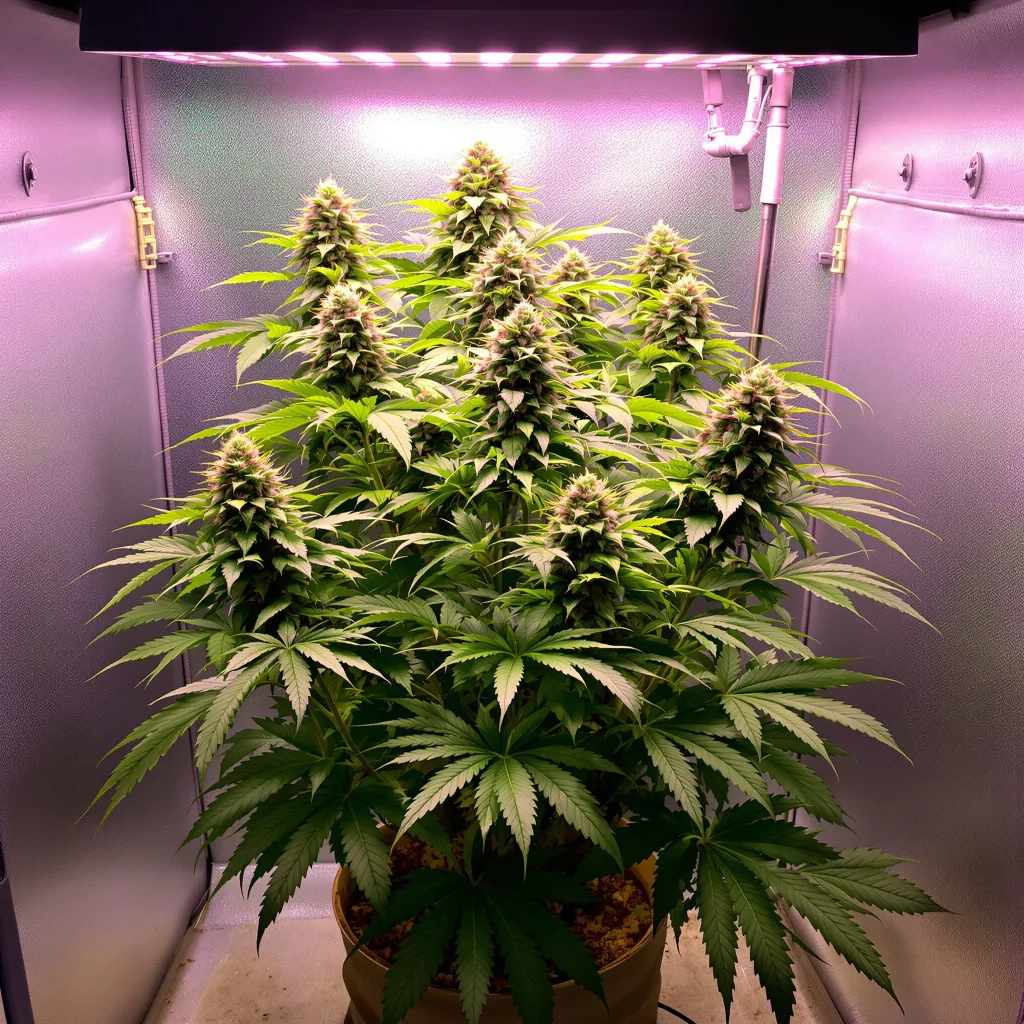Amazonian cannabis plant in flowering stage, 90-130 cm feminized