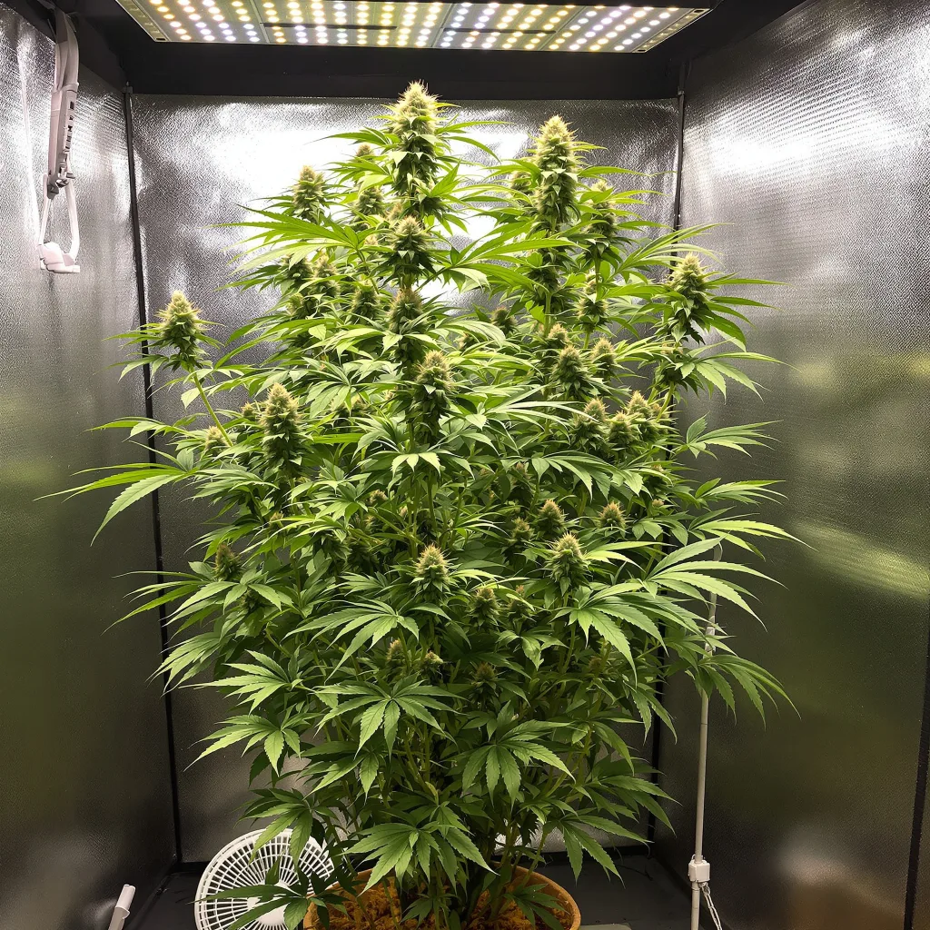 Ambrosia cannabis plant in flowering stage — 150-200 cm feminized