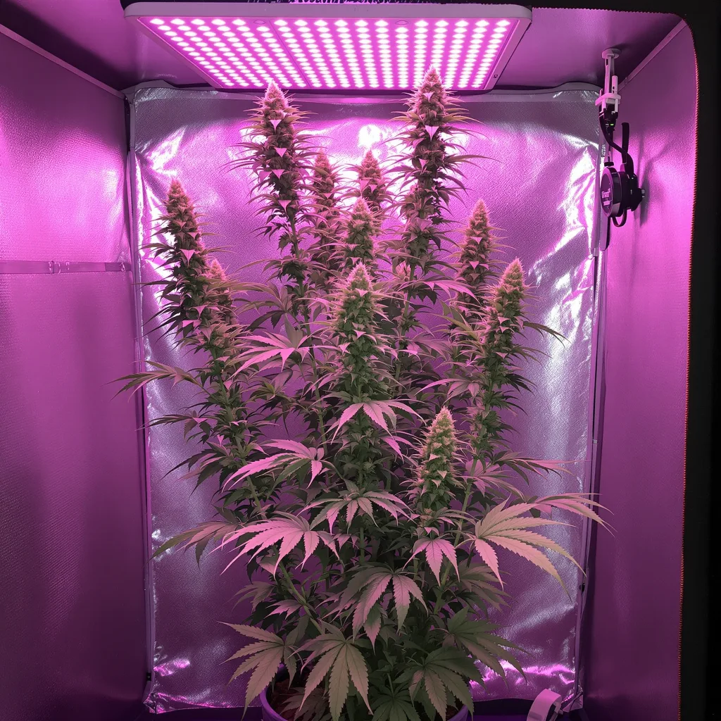 Amnesia Haze cannabis plant in flowering stage, 60-100 cm autoflower