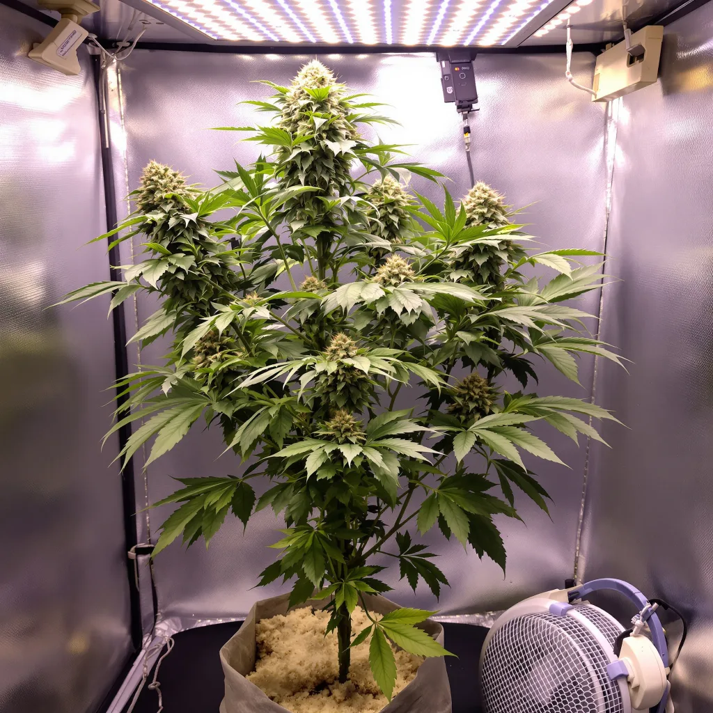 Anonymous OG cannabis plant in flowering stage, 90-130 cm feminized