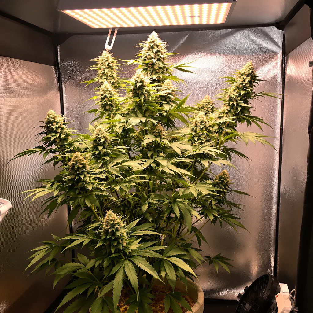 Apple Betty 38% indica / 62% sativa flower with visible trichomes