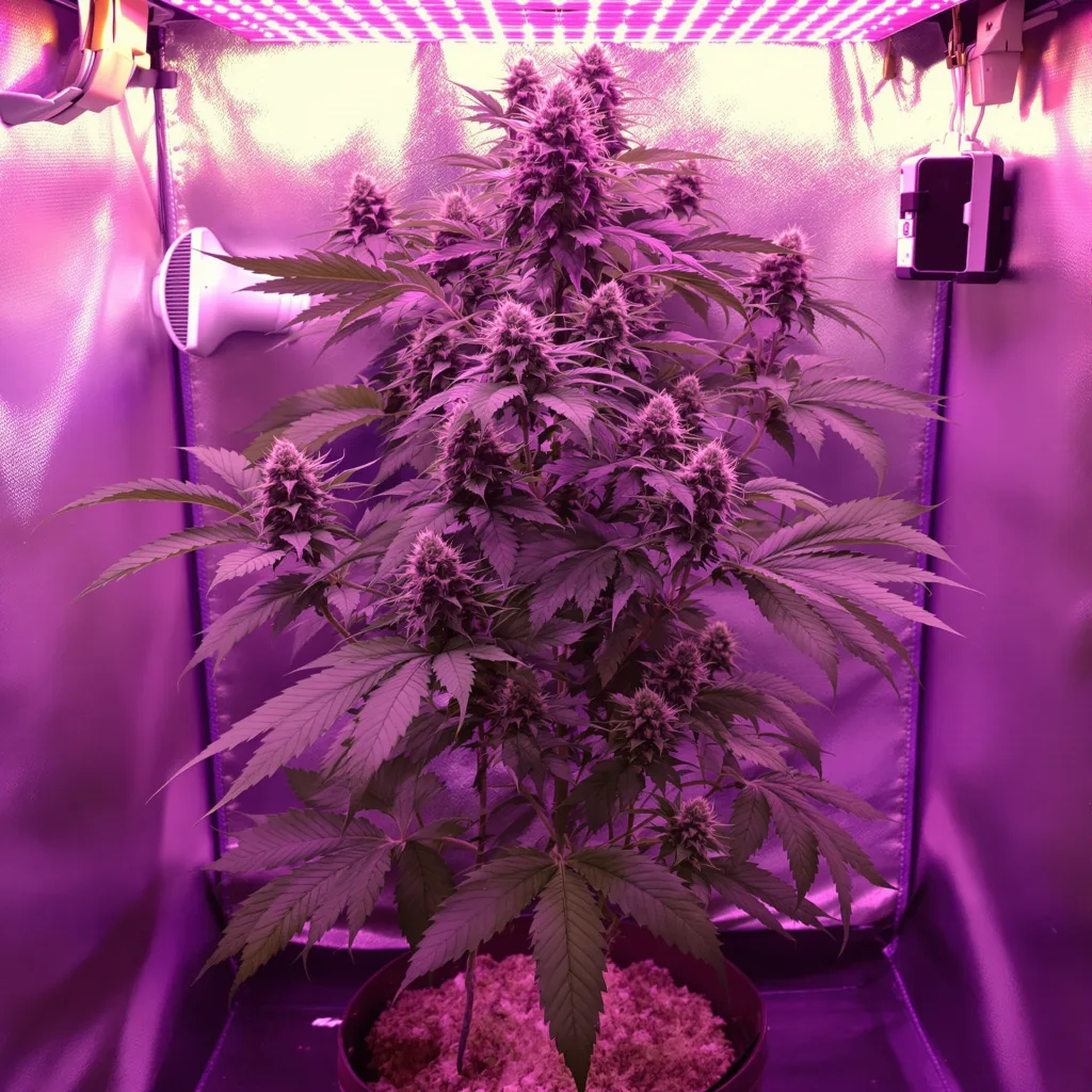 Avalon cannabis plant in flowering stage, 90-130 cm feminized