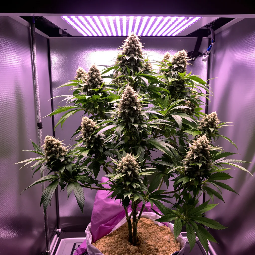 Bakerstreet cannabis plant in flowering stage, 60-100 cm autoflower