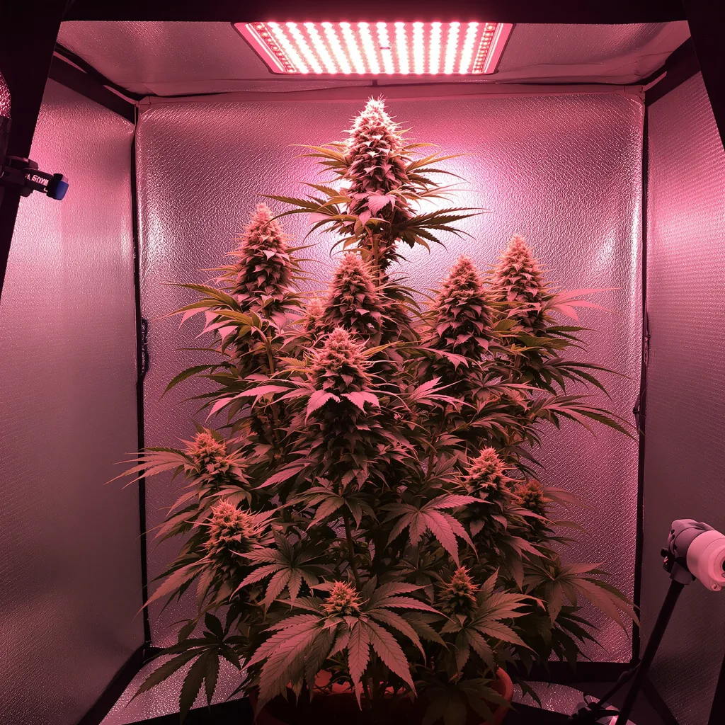 Bear Dance cannabis plant in flowering stage, 60-100 cm autoflower