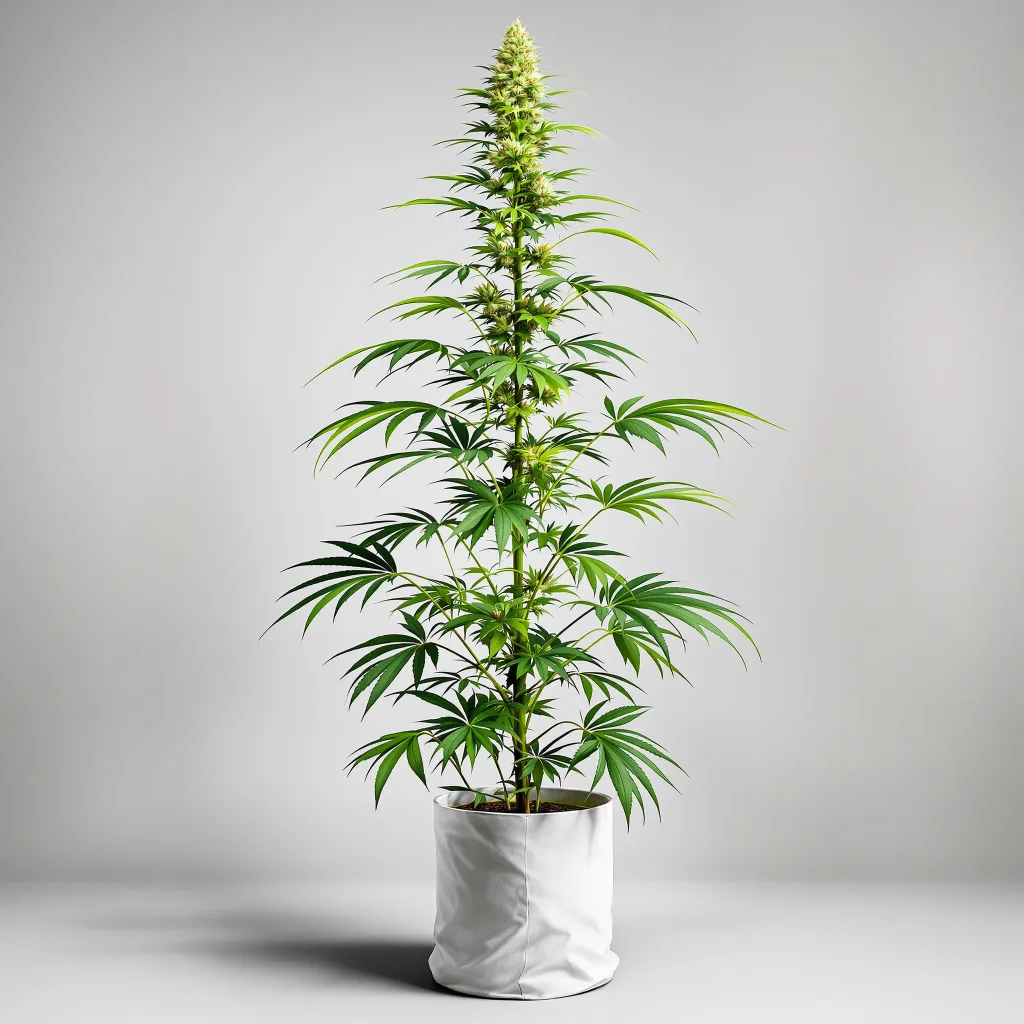 Bear Dance 17% indica / 83% sativa flower with visible trichomes