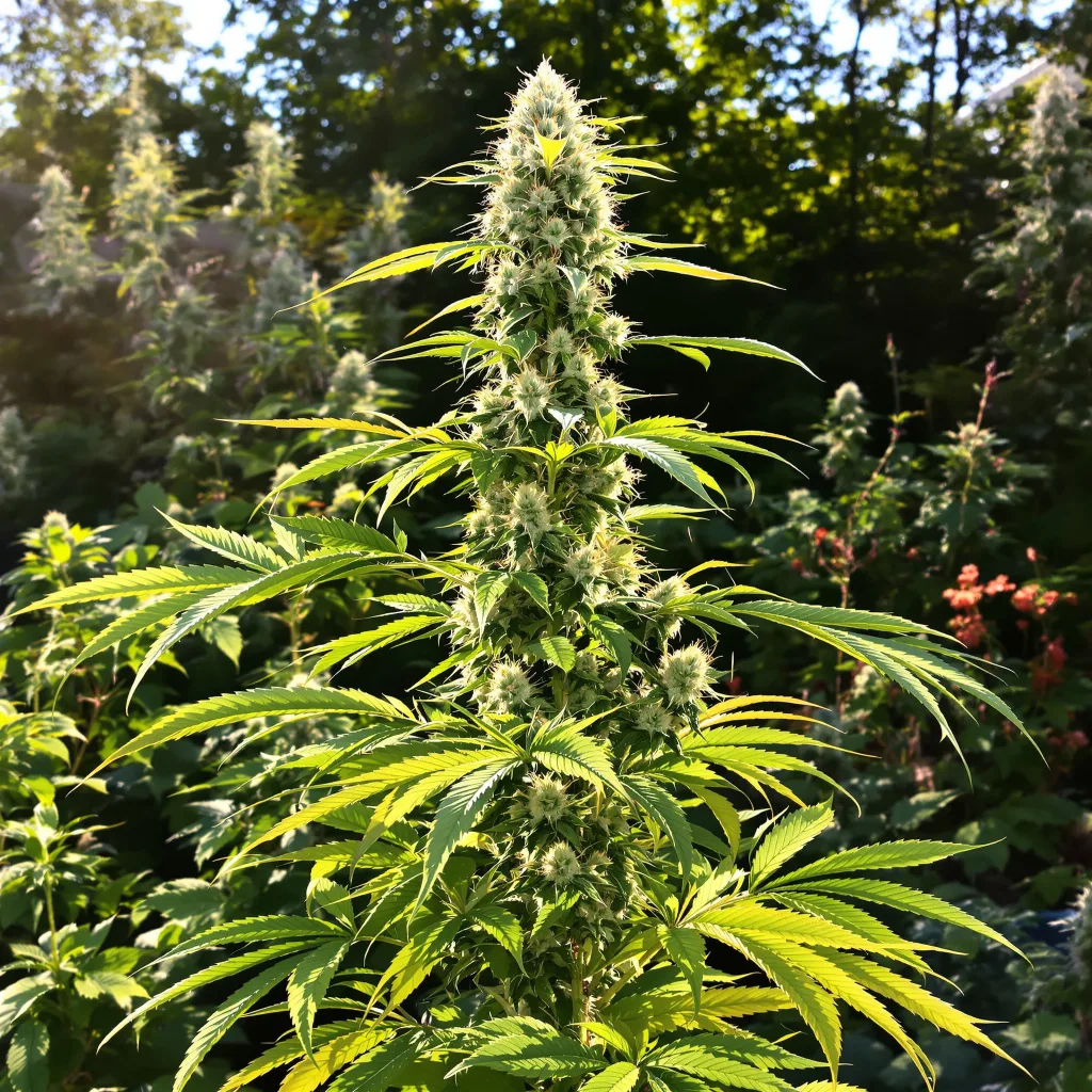 Big Band cannabis plant in flowering stage — 60-100 cm autoflower
