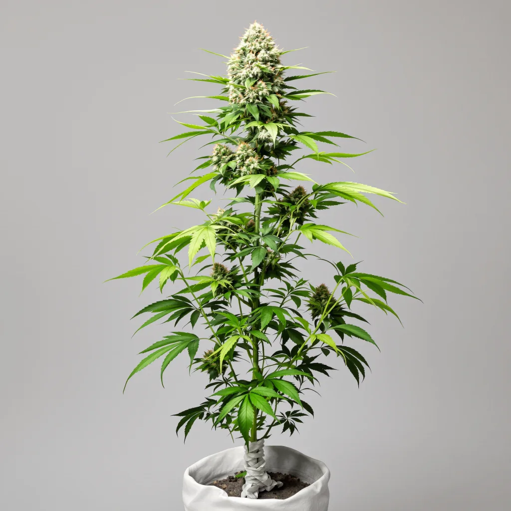 Blackberry Pie 51% indica / 49% sativa flower with visible trichomes