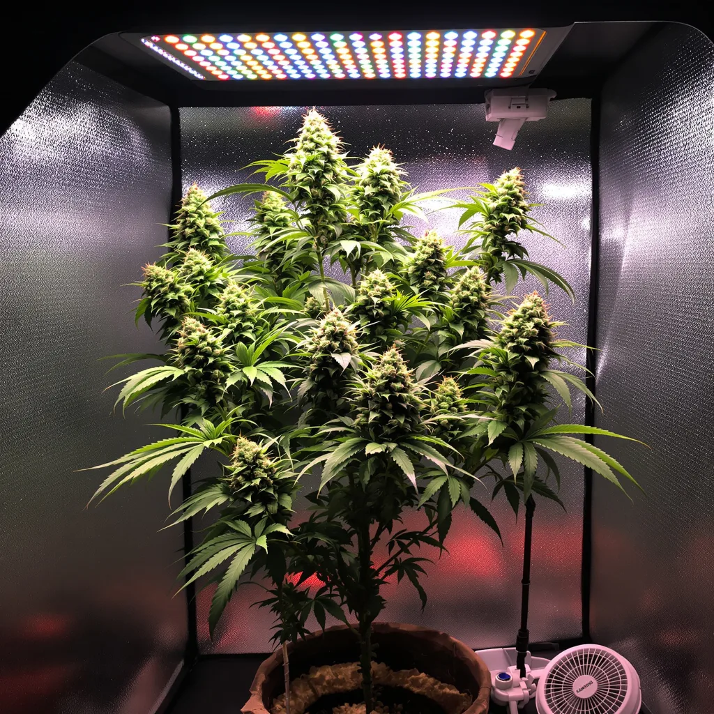 Blackberry Pie cannabis plant in flowering stage, 120-180 cm feminized