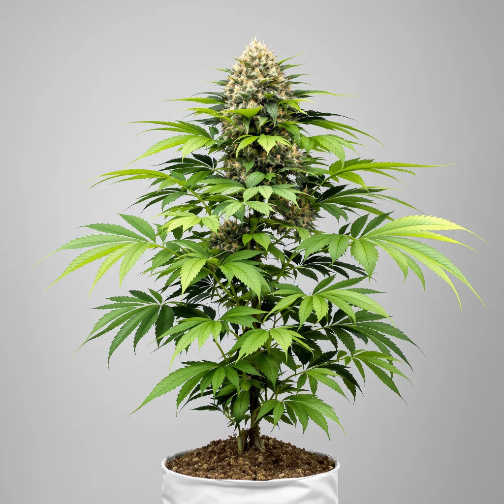 Blackberry Rhino 74% indica / 26% sativa flower with visible trichomes