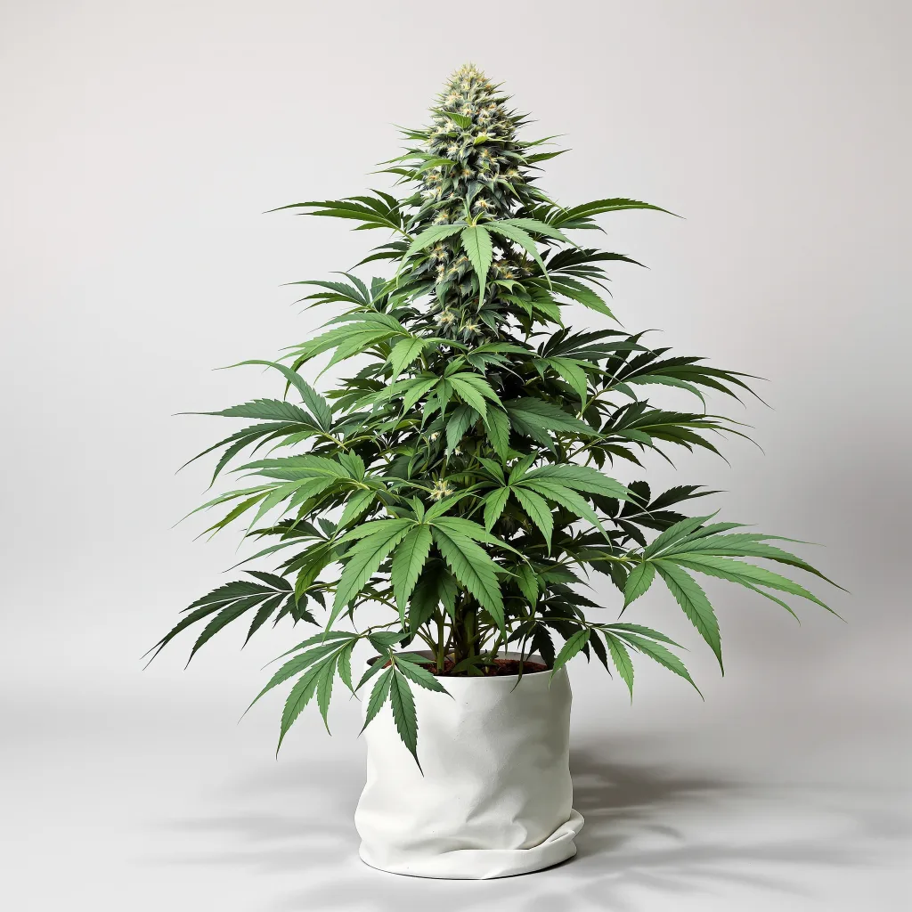 Blue Blood 72% indica / 28% sativa flower with visible trichomes