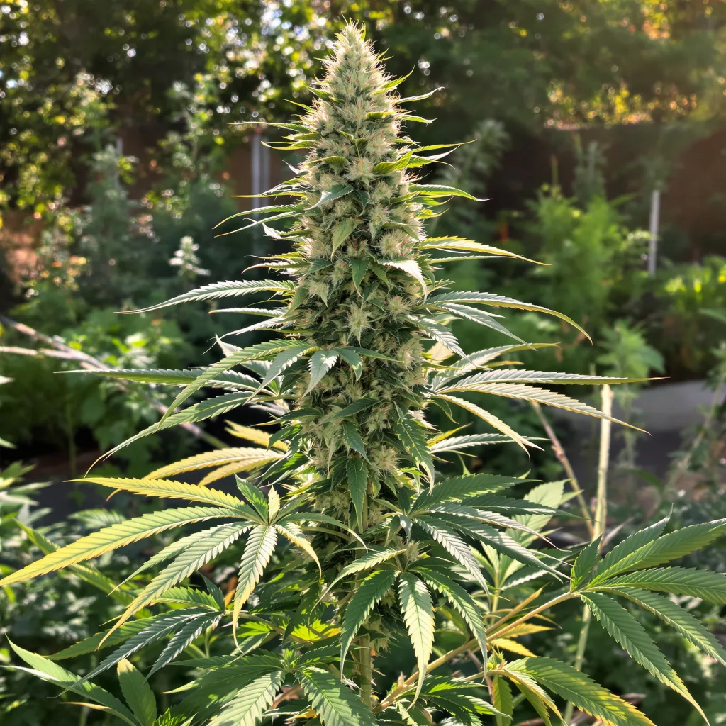 Blue Cookies cannabis plant in flowering stage, 120-180 cm feminized