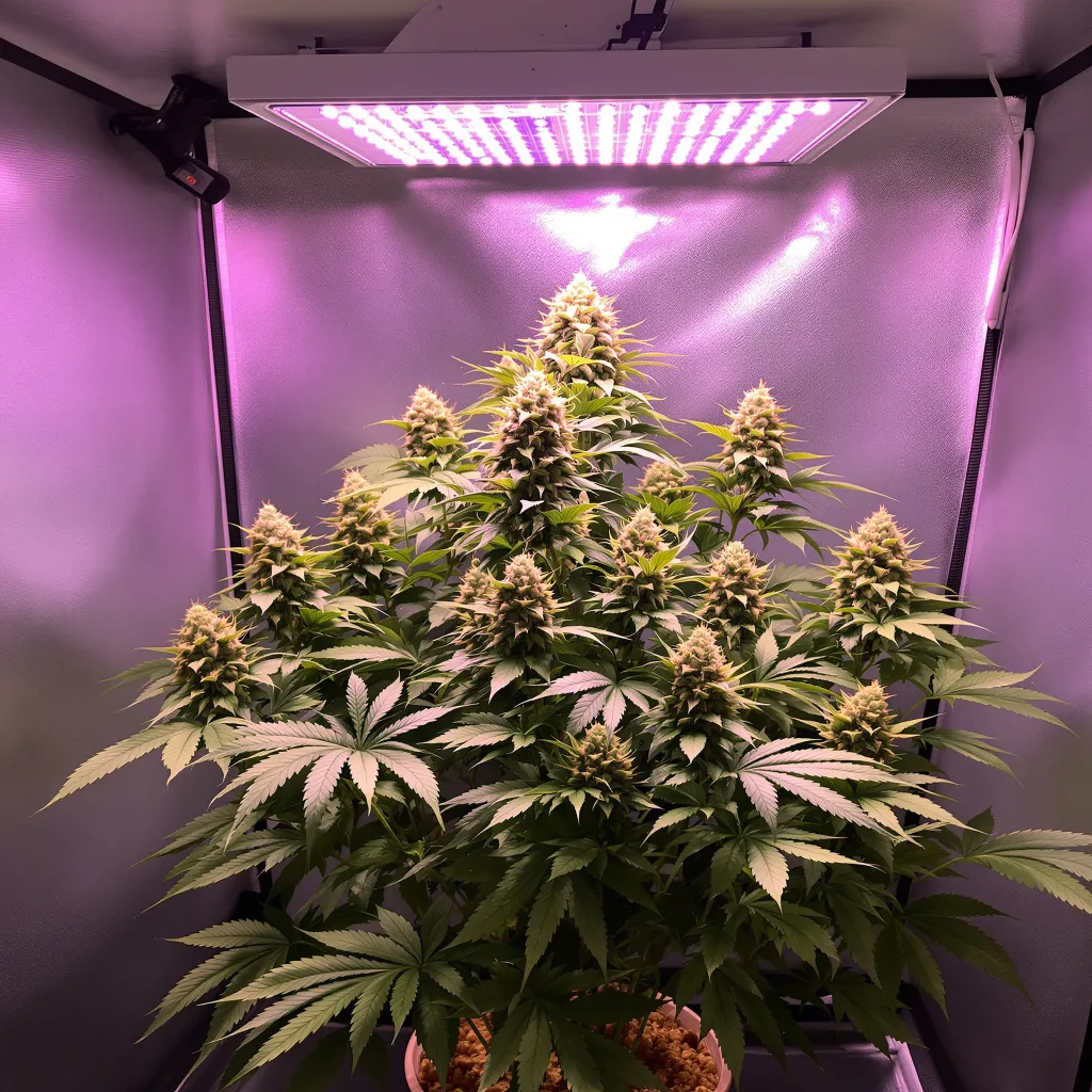 Blue Diesel cannabis plant in flowering stage, 90-130 cm feminized