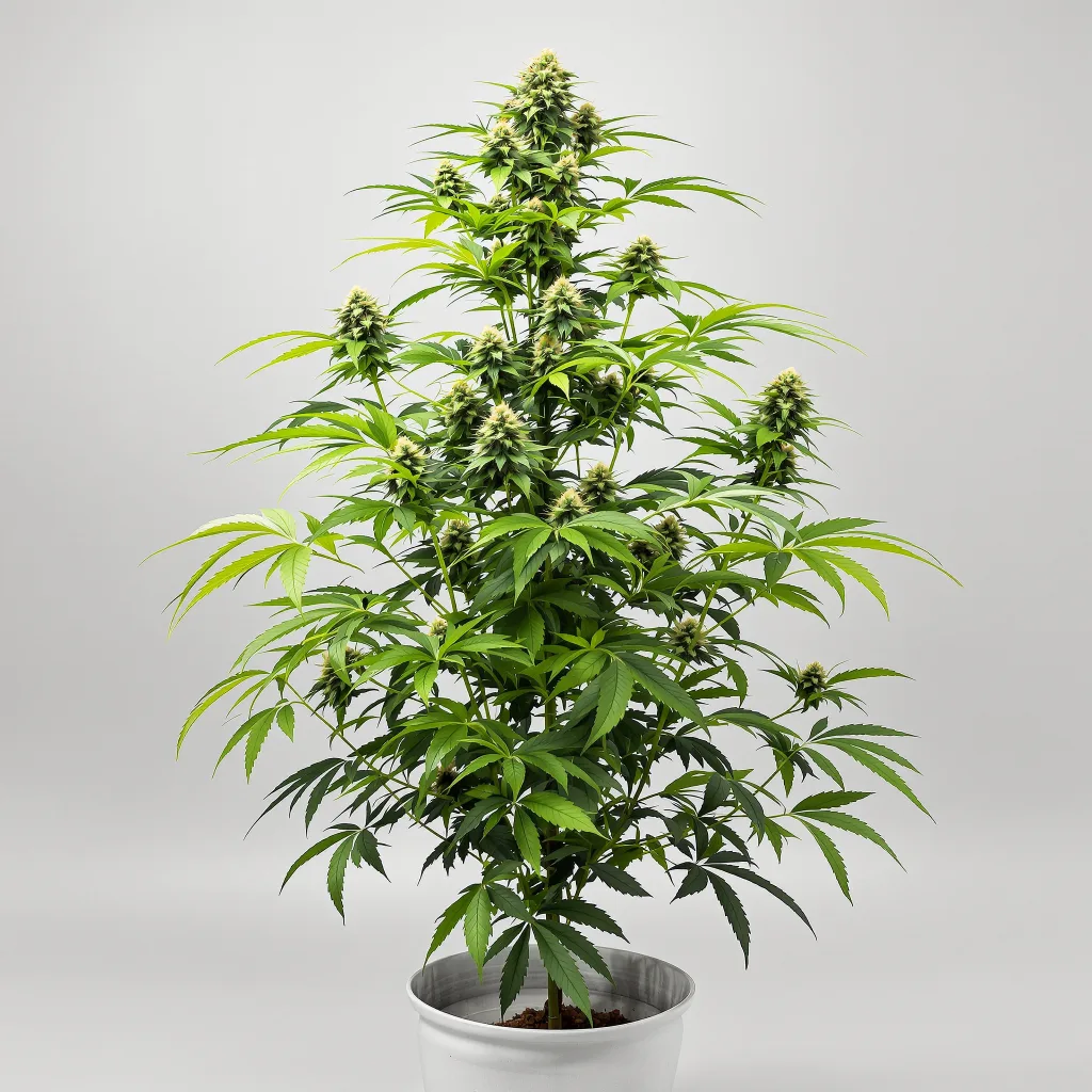Blue Galaxy 40% indica / 60% sativa flower with visible trichomes