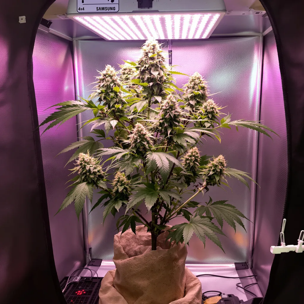Blue Hawaiian cannabis plant in flowering stage, 120-180 cm feminized