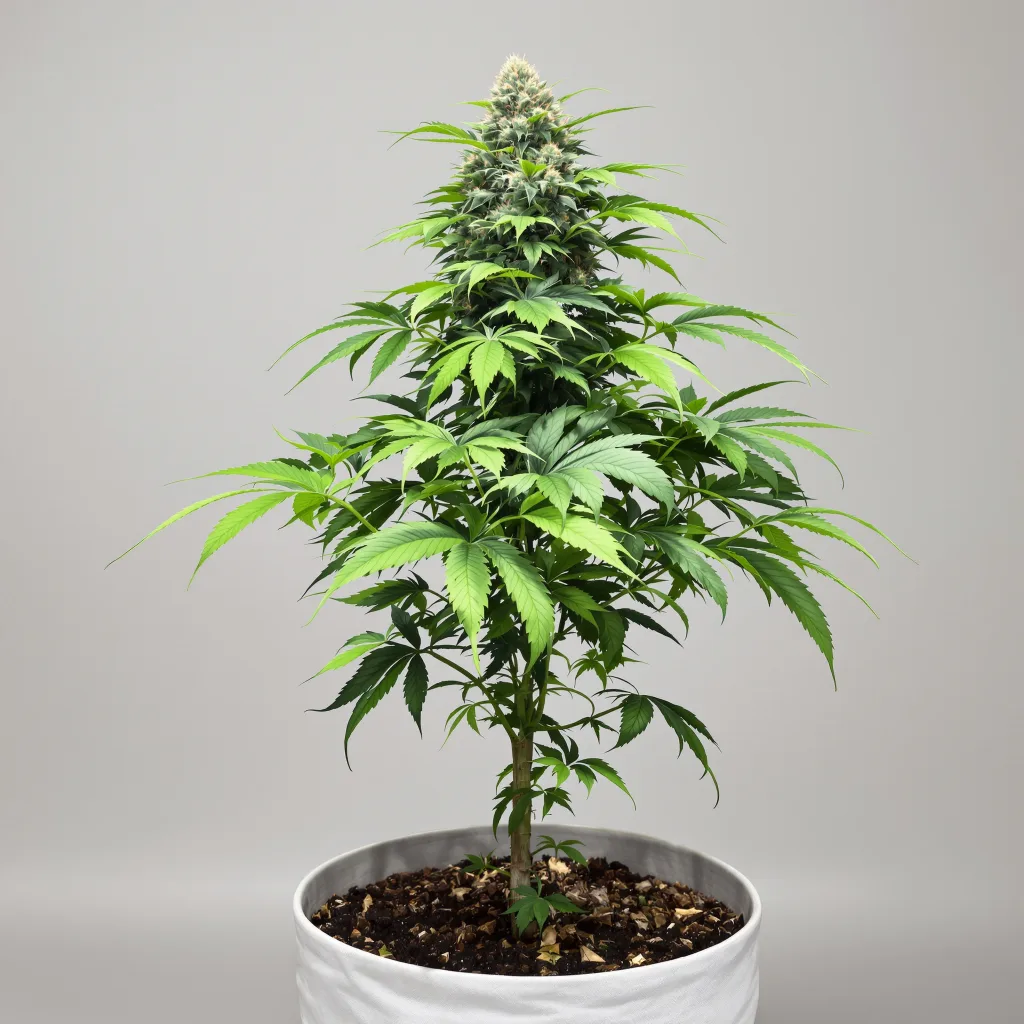 Blue Lights 85% indica / 15% sativa flower with visible trichomes