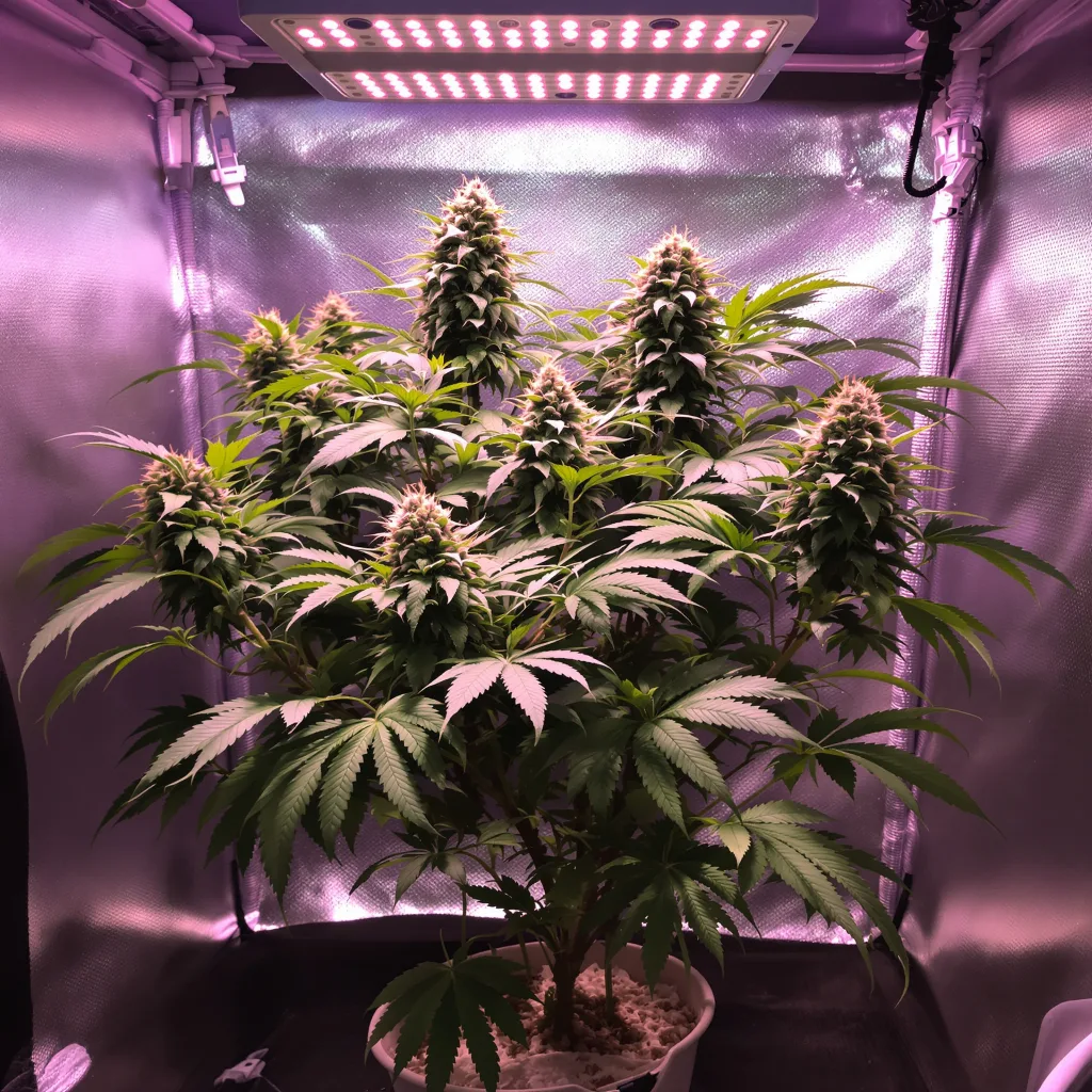 Blueberry Badazz OG cannabis plant in flowering stage — 90-130 cm feminized