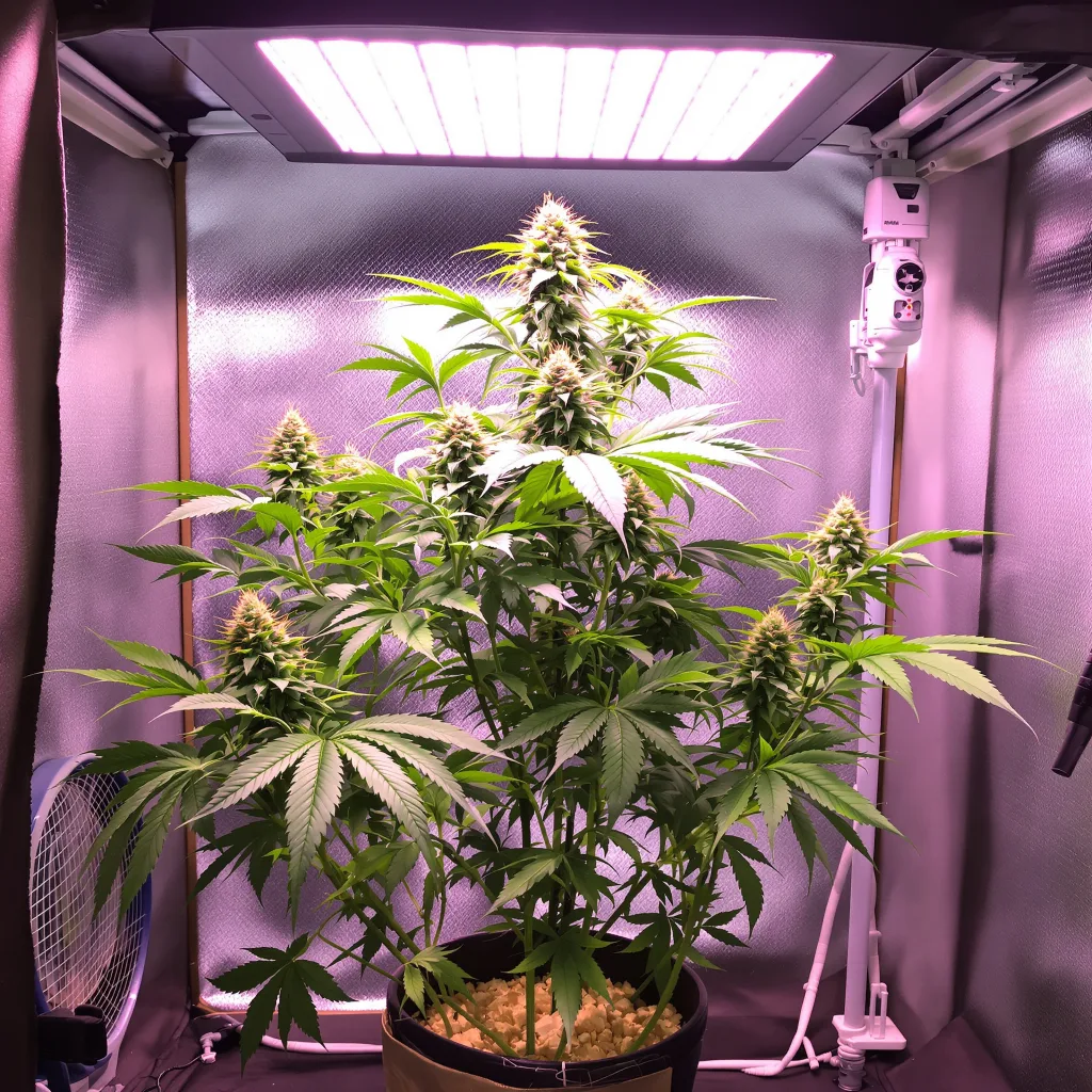 Blueberry Skunk cannabis plant in flowering stage, 90-130 cm feminized