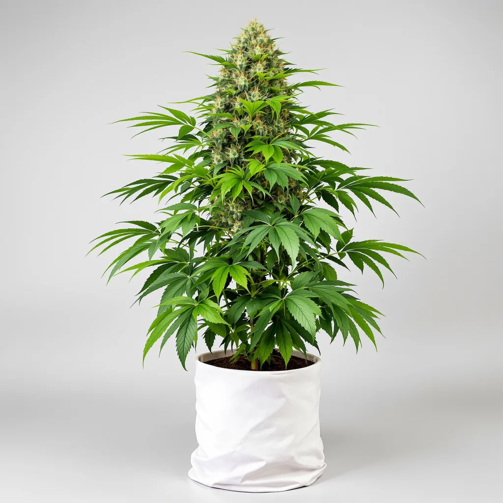 Blueberry Waltz 81% indica / 19% sativa flower with visible trichomes