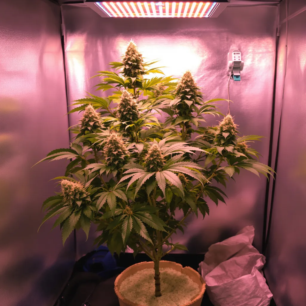 Blueberry Waltz cannabis plant in flowering stage, 90-130 cm feminized