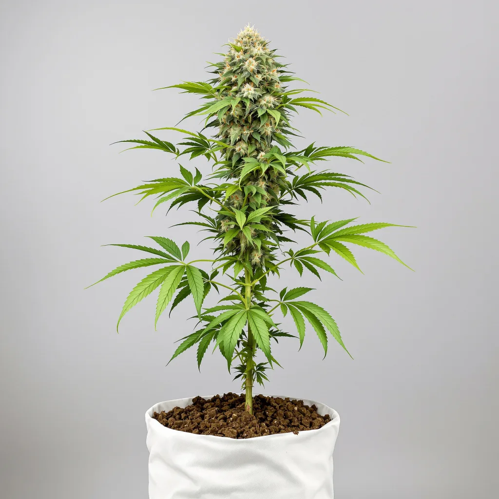 Bubba Kush cannabis bud close-up showing dense purple-tinged calyxes