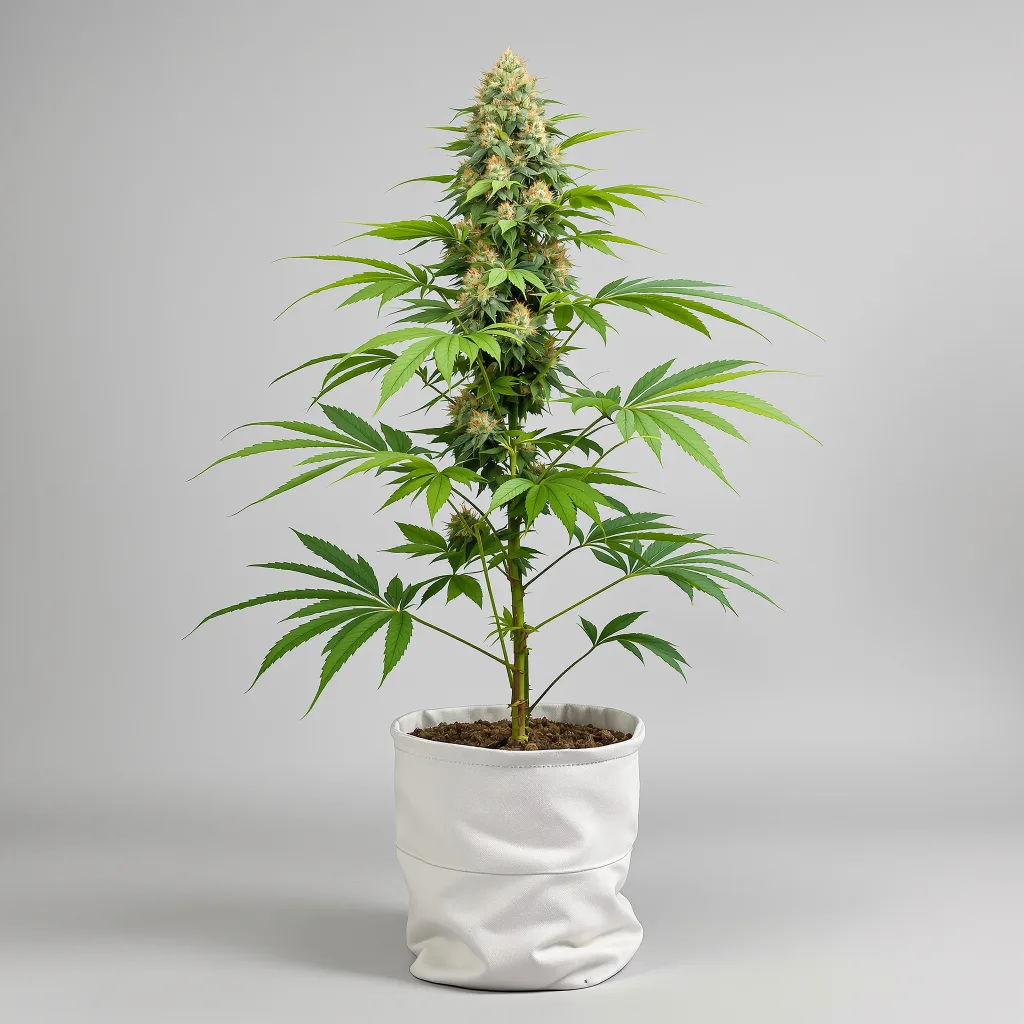 Burkle 78% indica / 22% sativa flower with visible trichomes