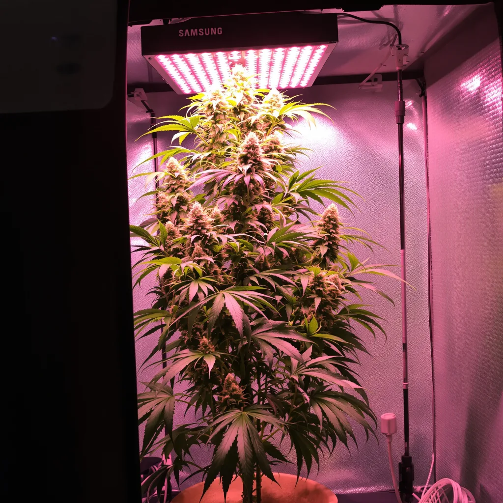 Butterscotch cannabis plant in flowering stage — 150-200 cm feminized