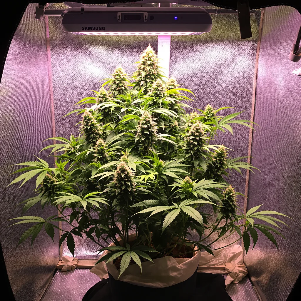 Candy Cane cannabis plant in flowering stage, 60-100 cm autoflower