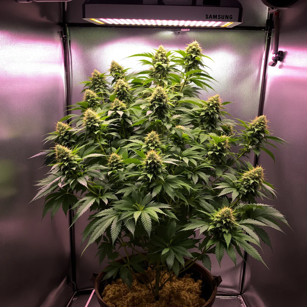 Candy Cane cannabis plant in flowering stage, 90-130 cm feminized