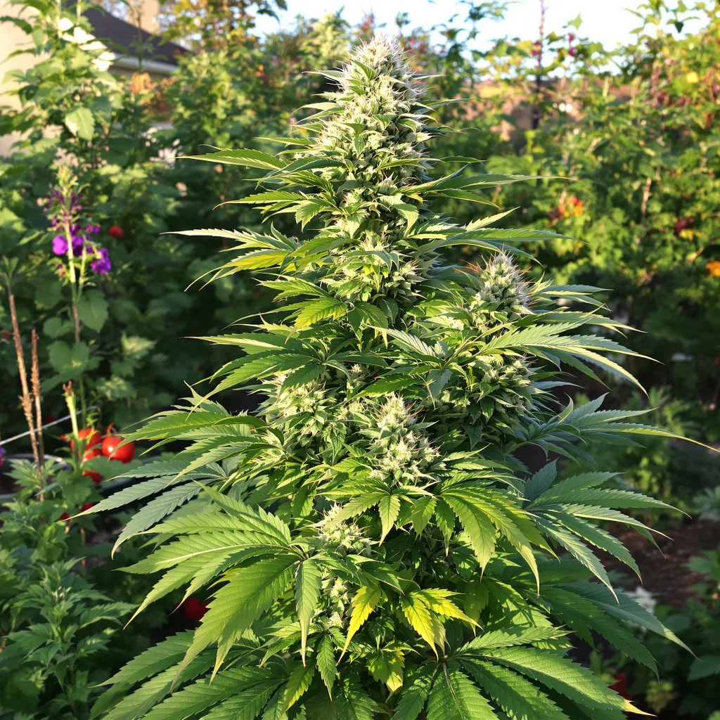 Casper OG cannabis plant in flowering stage — 60-100 cm autoflower