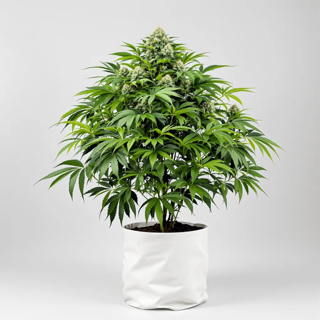 Cherries Jubilee 69% indica / 31% sativa flower with visible trichomes