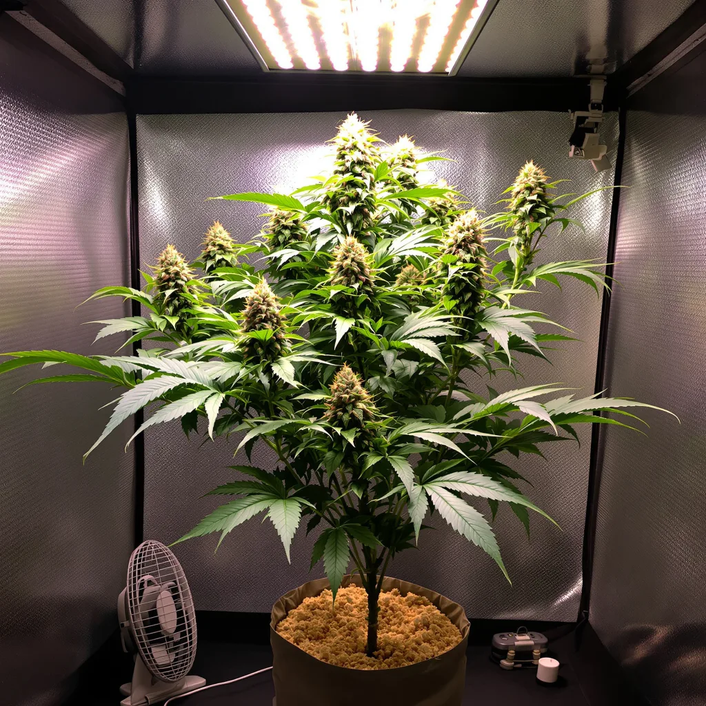 Cherries Jubilee cannabis plant in flowering stage, 90-130 cm feminized