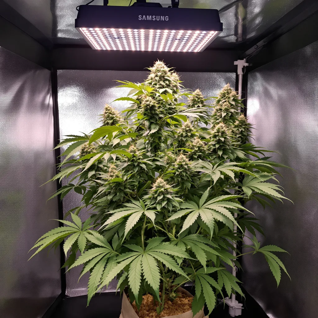 Cherry Bomb cannabis plant in flowering stage, 90-130 cm feminized
