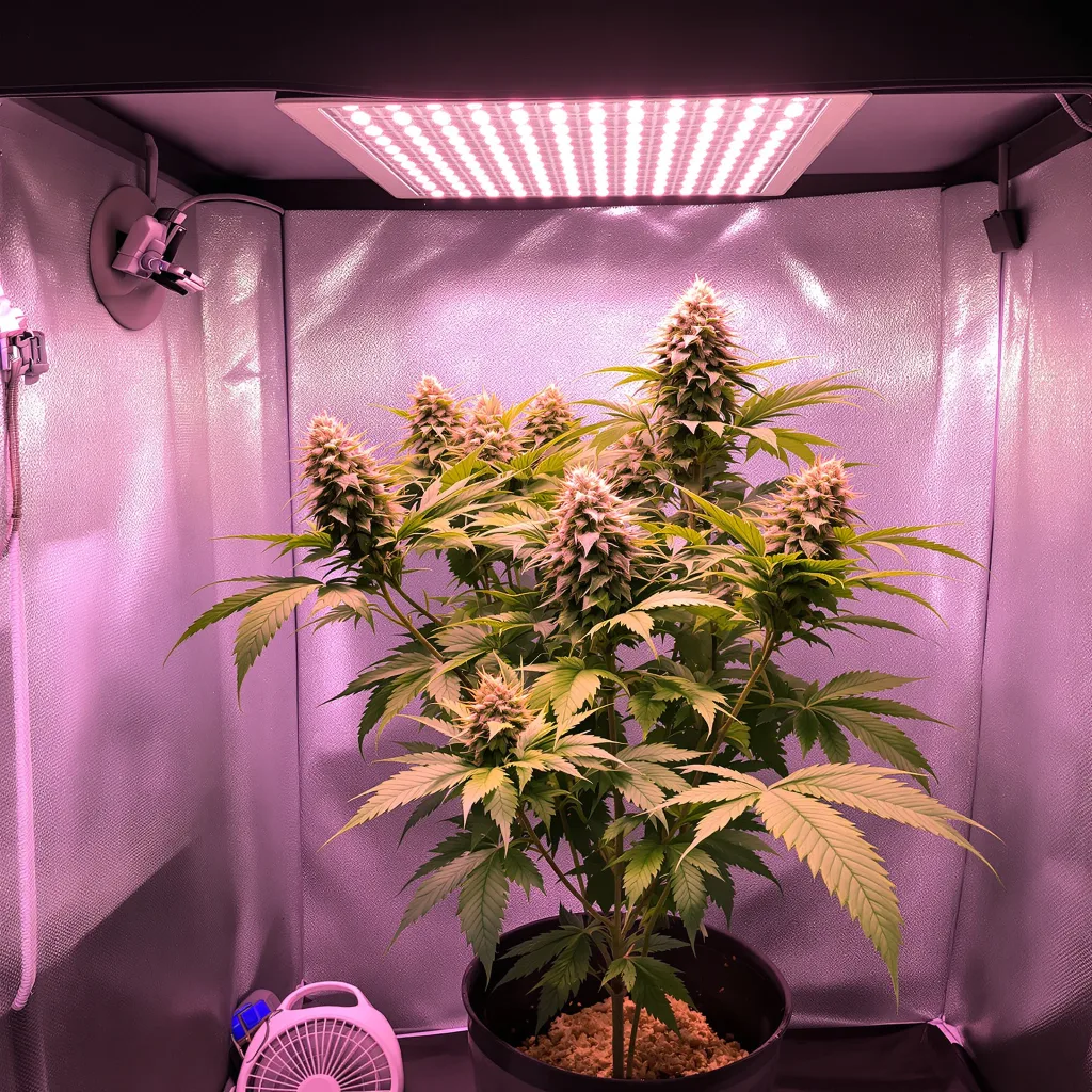 CHR Super OG 69% indica / 31% sativa flower with visible trichomes