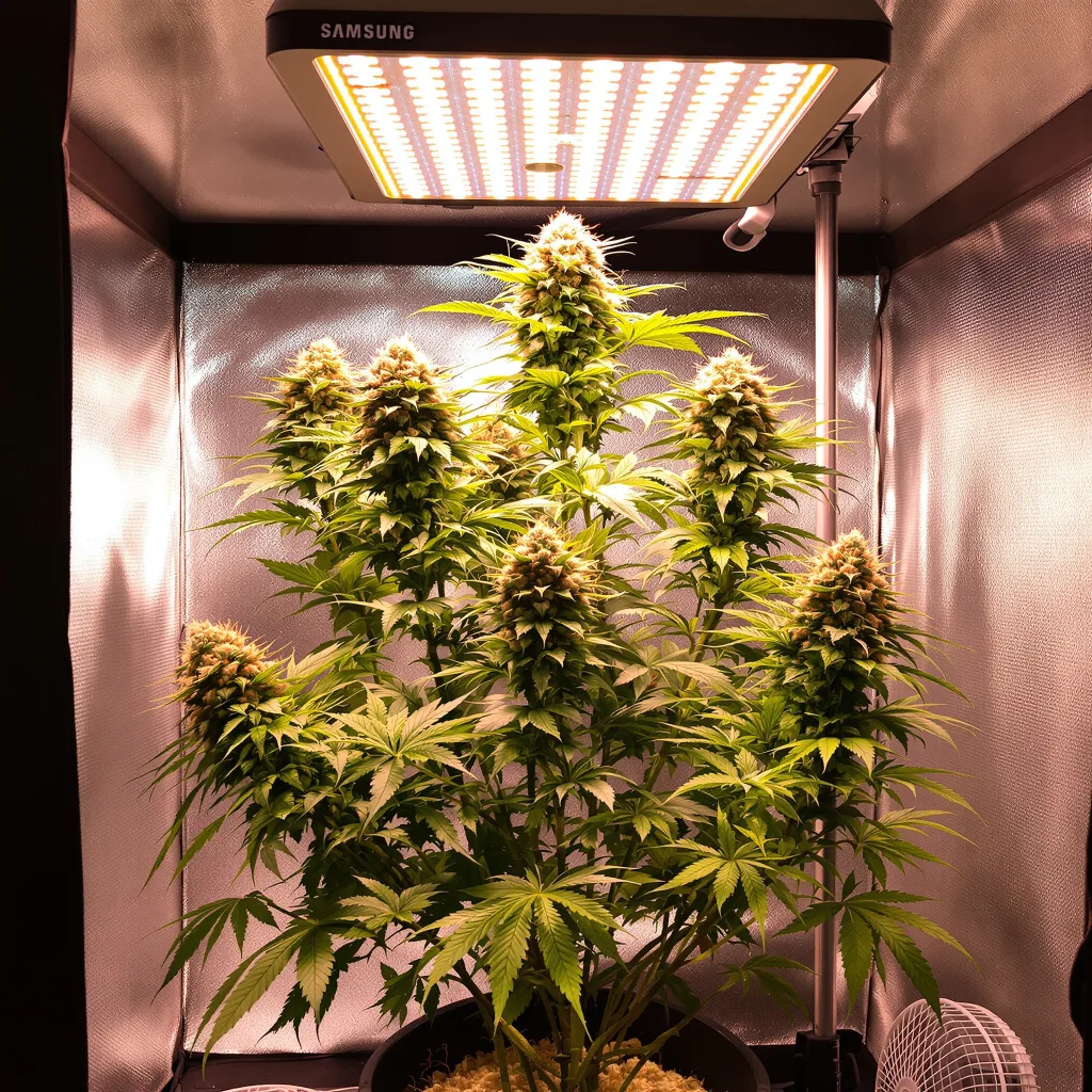 Chupacabra cannabis plant in flowering stage, 60-100 cm autoflower