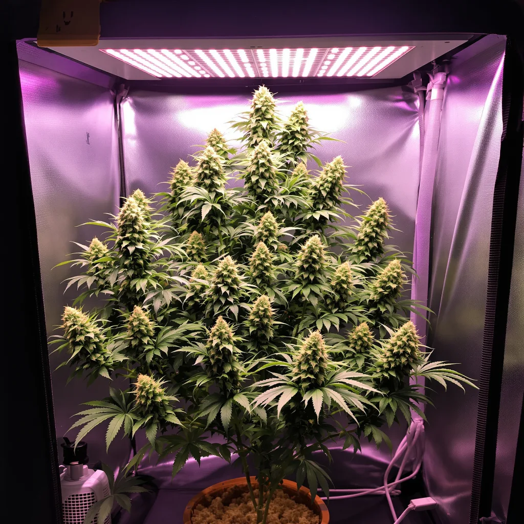 Cookies Gelato cannabis plant in flowering stage, 60-100 cm autoflower